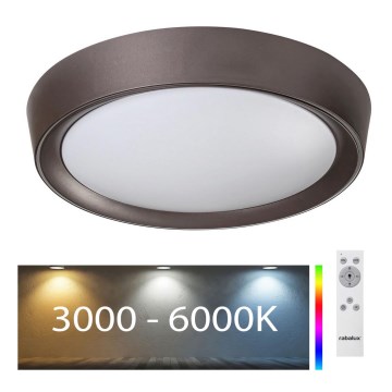 Rabalux - LED RGB Dimmbare Deckenleuchte LED/24W/230V + FB 3000-6000K