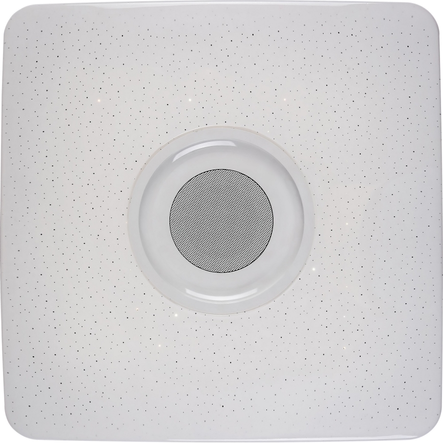 Rabalux - LED RGB dimmbare Deckenleuchte mit Lautsprecher LED/18W/230V 3000-6000K Bluetooth + Fernbedienung 36,5x36,5 cm