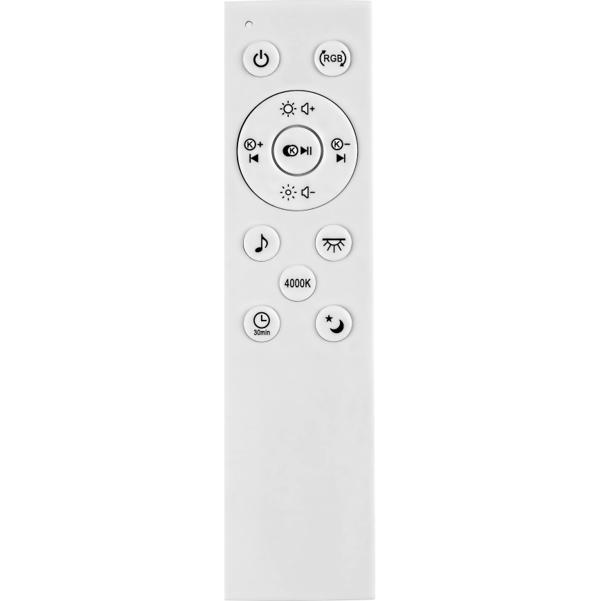 Rabalux - LED RGB Dimmbare Deckenleuchte mit Lautsprecher LED/18W/230V + FB