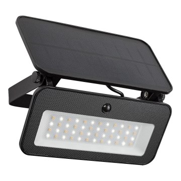 Rabalux - LED Solarstrahler mit Sensor LED/8W/3,7V 3000/4000/6500K IP65 2600 mAh