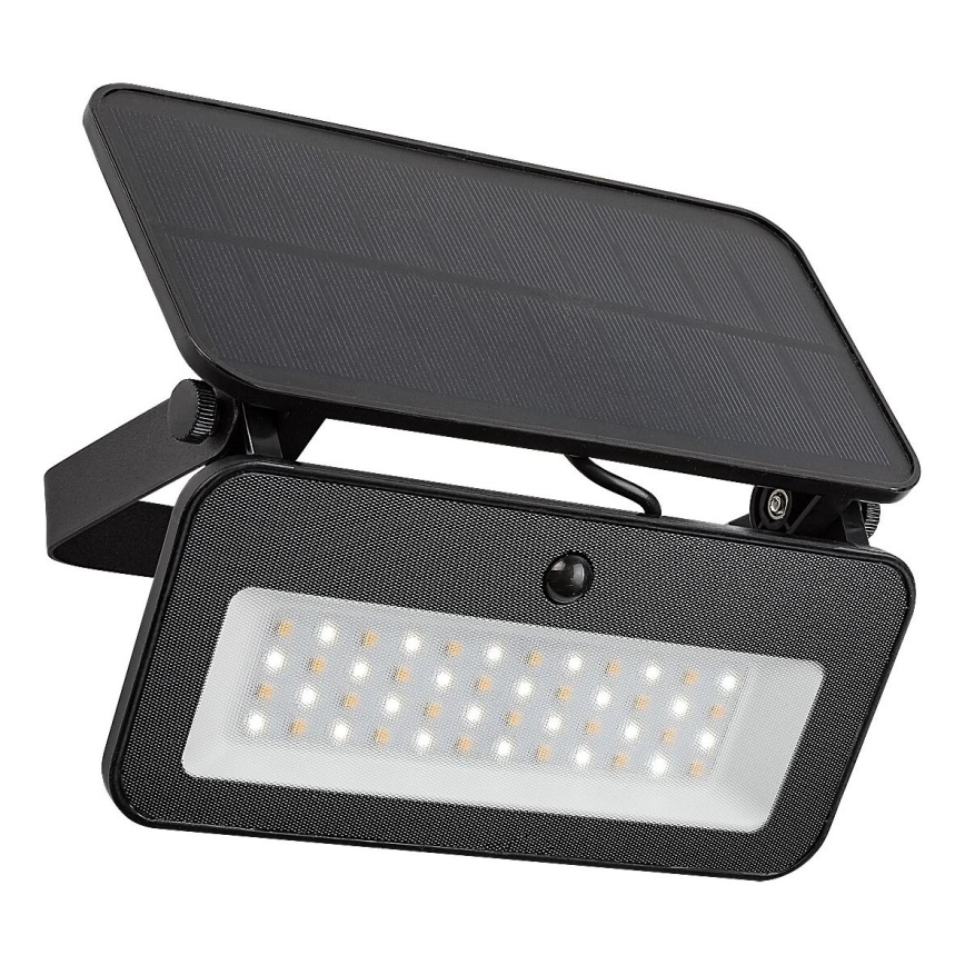 Rabalux - LED Solarstrahler mit Sensor LED/8W/3,7V 3000/4000/6500K IP65 2600 mAh