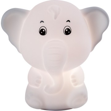 Rabalux - RGB-LED-Touch-Nachtlicht LED/0,05W/1xCR2032 Elefant