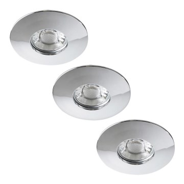 Rabalux - SET 3x LED Badezimmer-Einbaustrahler LED/4W/230V IP44