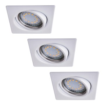 Rabalux - SET 3x LED-Einbauleuchte 3xGU10/3W/230V IP40