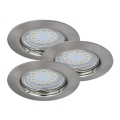 Rabalux - SET 3x LED-Einbauleuchte 3xGU10/3W/230V IP40