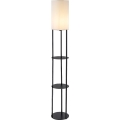Rabalux - Stehleuchte mit Ablagen 1xE27/40W/230V schwarz