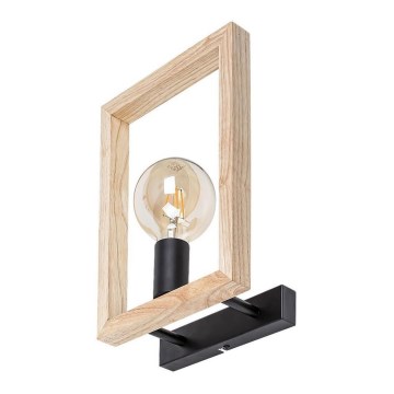 Rabalux - Wandleuchte 1xE27/40W/230V schwarz/Buche