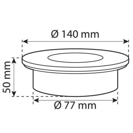 LED-Solarstrahler mit Sensor LED/0,12W/2xAAA IP67 Edelstahl Ring