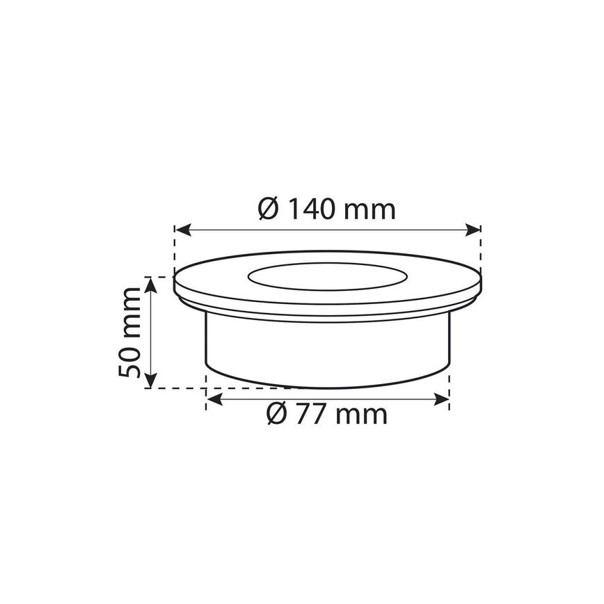 LED-Solarstrahler mit Sensor LED/0,12W/2xAAA IP67 Edelstahl Ring