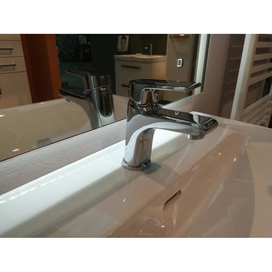 RAV Slezák CO127.0 - Waschtischarmatur + Ablaufgarnitur COLORADO 14,3 cm glänzender Chrom