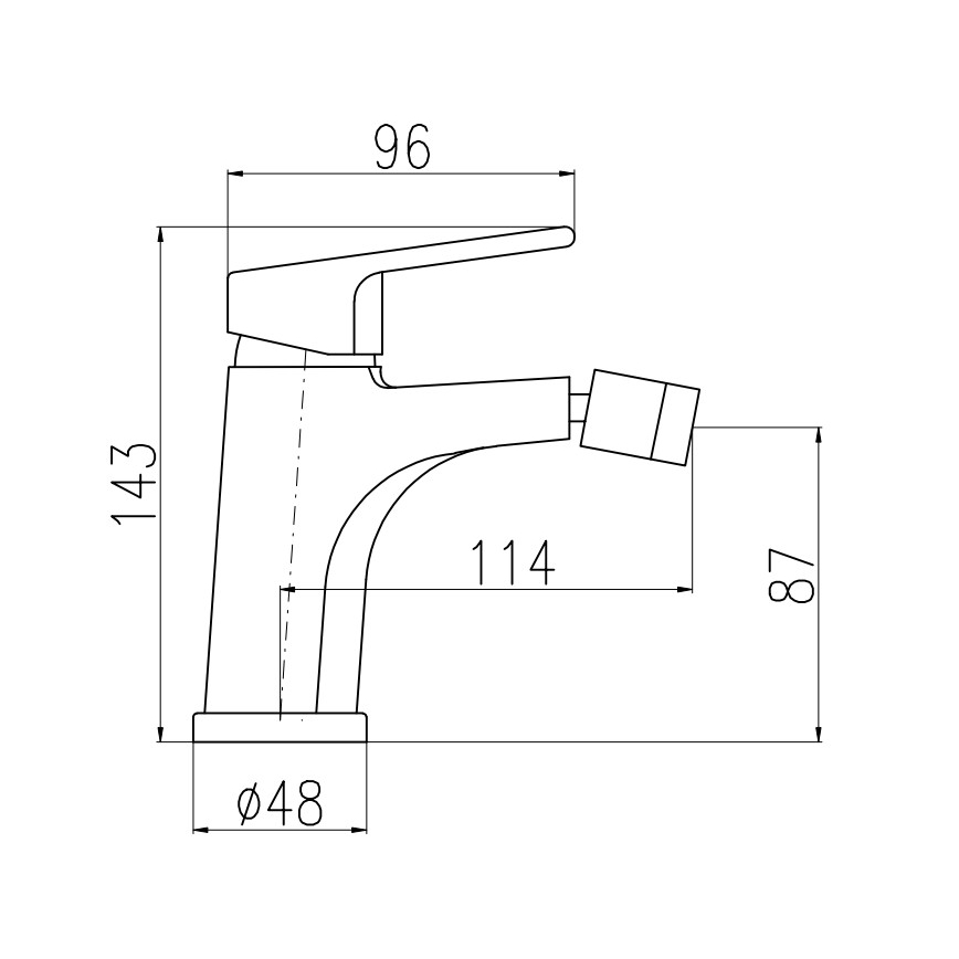 RAV Slezák CO145.0KCMATZ - Bidetarmatur + Ablaufgarnitur COLORADO 14,3 cm schwarz/gold
