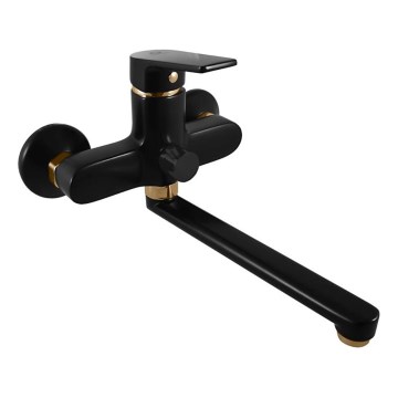 RAV Slezák CO153.5CMATZ - Wannenarmatur COLORADO schwarz/gold