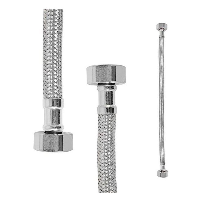 RAV Slezák IF0133.0 - Flexibler Anschlusschlauch FLEXI 10 cm, glänzender Chrom