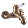 RAV Slezák L554.5SM - Badewannenarmatur LABE RETRO 13,7 cm Antikmessing