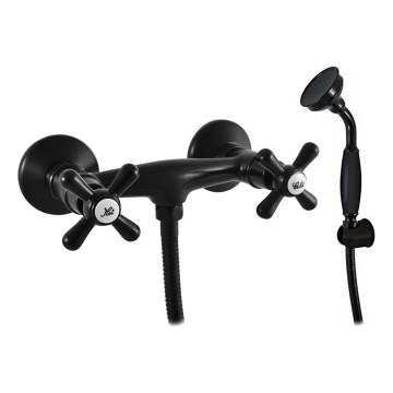 RAV Slezák MK180.5 - Duschset mit Mischbatterie MORAVA matt schwarz