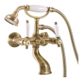 RAV Slezák MK559.5/2SM - Wannen-Set mit Mischbatterie MORAVA RETRO Antikmessing