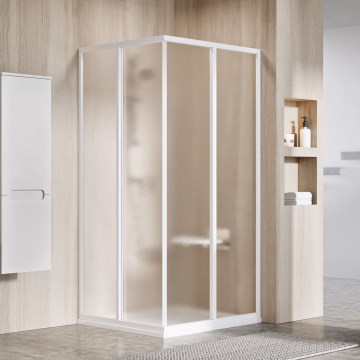 Ravak 14V701O2ZGS - Duschkabine SUPERNOVA 90x90 cm weiß