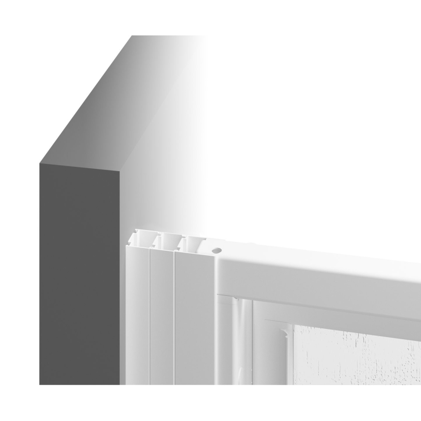 Ravak 15V701R2Z1 - Duschkabine SUPERNOVA 90x198 cm weiß
