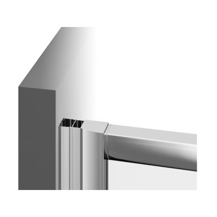 Ravak 1LV40100ZG - BLIX Eck-Duschkabine, vierteilig, 80×80 cm, weiß