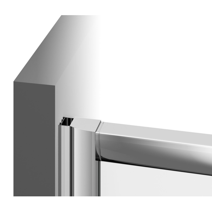 Ravak 1XV70C00Z1 - Duschtür BLIX 90x90 cm, glänzender Chrom