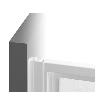 Ravak 3114OU02Z1 - SUPERNOVA Viertelkreis-Duschkabine, 4-teilig, 80x80 cm, Satin