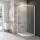 Ravak 3B270100ZG - Viertelkreisförmige vierteilige Duschkabine BLIX 90x90 cm weiß