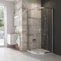 Ravak 3B270C00Z1B - Viertelkreisförmige, vierteilige Duschkabine BLIX 90x90 cm, glänzender Chrom