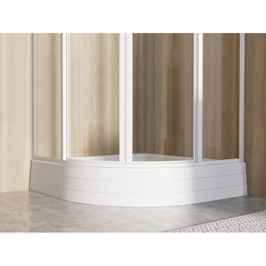 Ravak A204001120 - Viertelkreis-Duschwanne RONDA 80 x 80 cm weiß