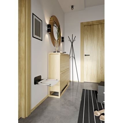 Ravak B8F0000060 - Klappbarer Duschsitz OVO schwarz