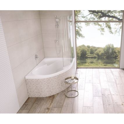Ravak C421000000 - Eckbadewanne ROSA 170x105 cm Acryl/weiß