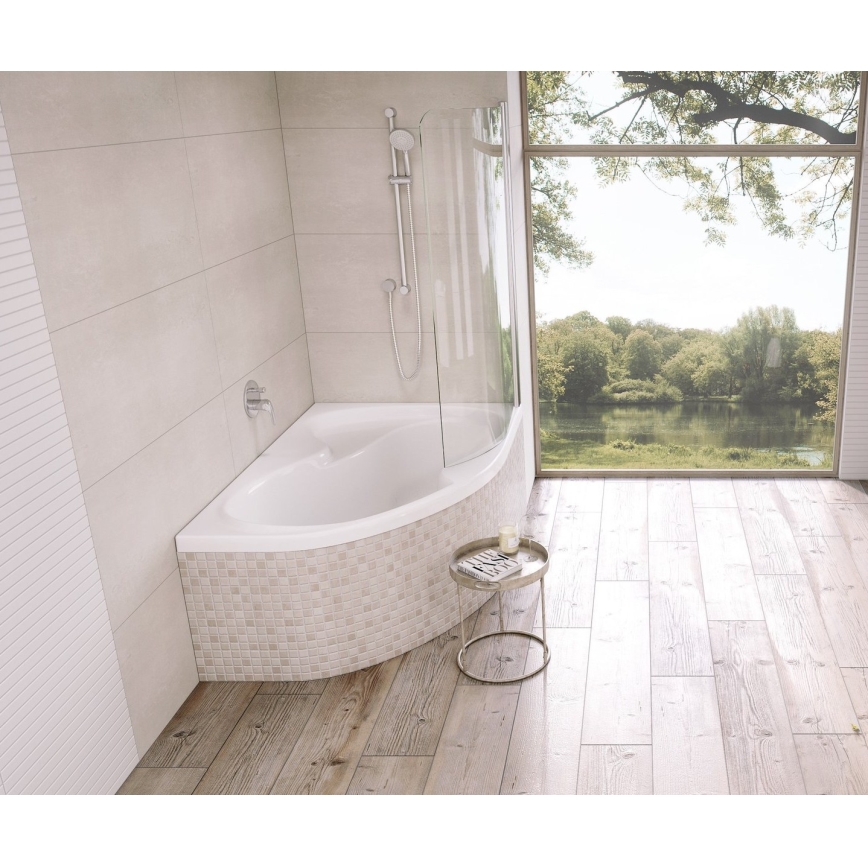 Ravak C421000000 - Eckbadewanne ROSA 170x105 cm Acryl/weiß