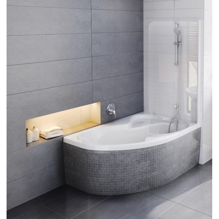 Ravak C421000000 - Eckbadewanne ROSA 170x105 cm Acryl/weiß