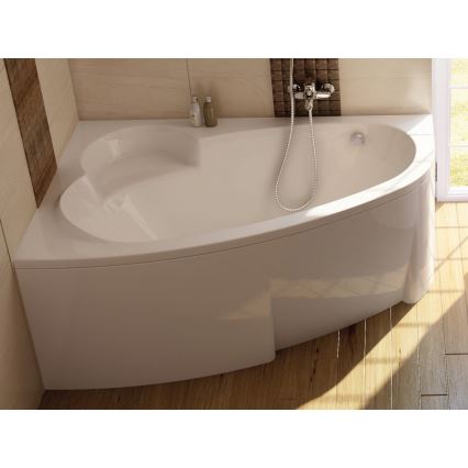 Ravak C461000000 - Eckwanne ASYMMETRIC 160x105 cm Acryl/weiß