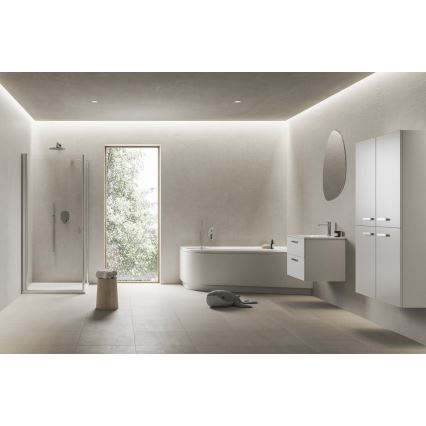 Ravak CA41000000 - Eckbadewanne CHROME 170x105 cm Acryl/weiß