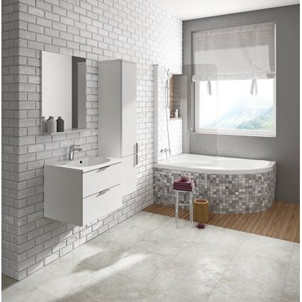 Ravak CM21000000 - Eckbadewanne ROSA 160x105 cm Acryl/weiß