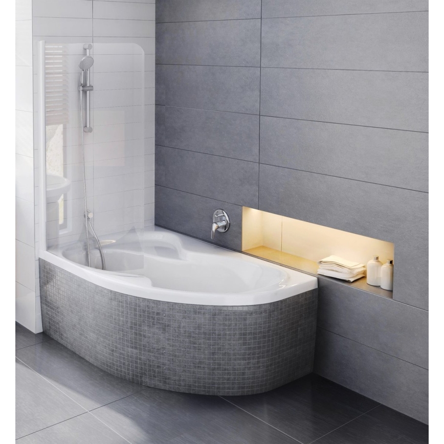 Ravak CM21000000 - Eckbadewanne ROSA 160x105 cm Acryl/weiß
