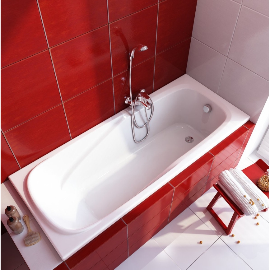 Ravak CO11000000 - Badewanne VANDA 150x70 cm Acryl/hochglanzweiß
