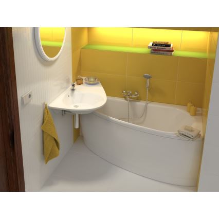 Ravak CZS1000A00 - Wannenverkleidung für AVOCADO-Badewanne, 150 cm, Acryl/weiß