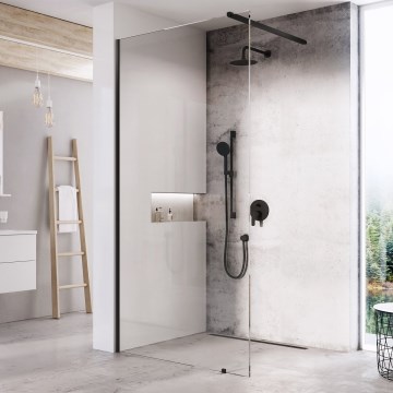 Ravak GW9WA030SZ1 - Walk-In-Dusche 100 x 200 cm, schwarz