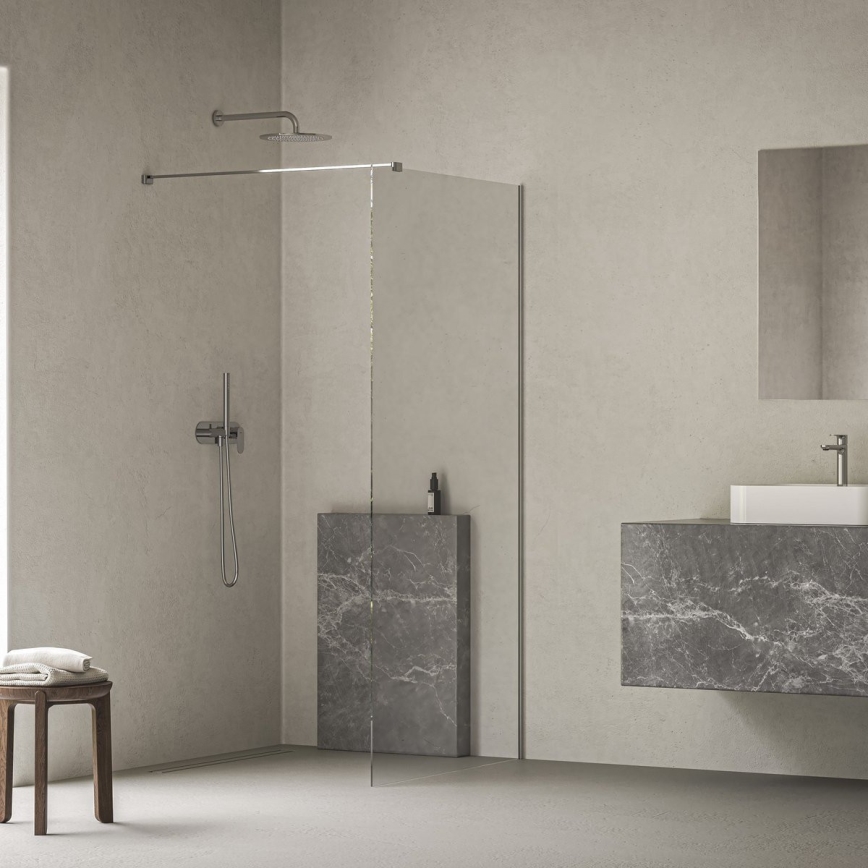 Ravak GW9WG0C00Z1 - Walk-In-Dusche 120x200 cm glänzender Chrom