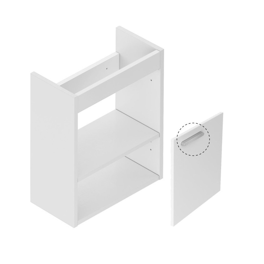 Ravak X000000538 - Waschbeckenunterschrank CHROME 40x50 cm weiß