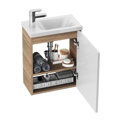 Ravak X000000540 - Tür für Waschbecken-Unterschrank, rechts CHROME 37,5x53 cm weiß