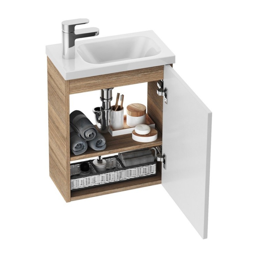 Ravak X000000540 - Tür für Waschbecken-Unterschrank, rechts CHROME 37,5x53 cm weiß