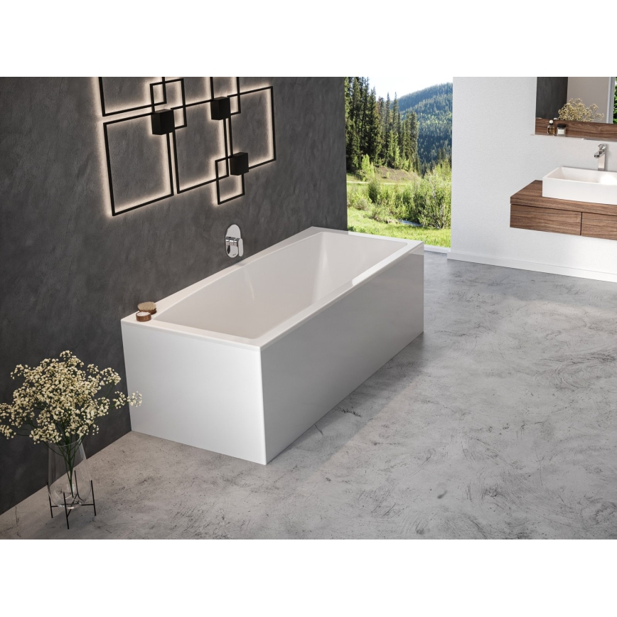 Ravak X000001059 - Frontblende für Badewanne 180 cm Spanplatte/weiß
