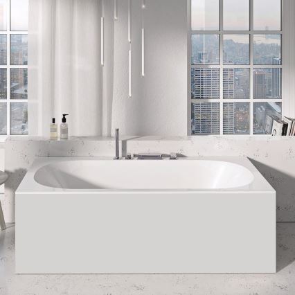 Ravak X000001059 - Frontblende für Badewanne 180 cm Spanplatte/weiß
