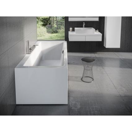 Ravak X000001697 - Seitenverkleidung für Badewanne, 75 cm, Spanplatte/Weiß