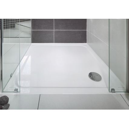 Ravak X01309 - Siphon für Duschwanne Ø 11,6 cm, glänzender Chrom