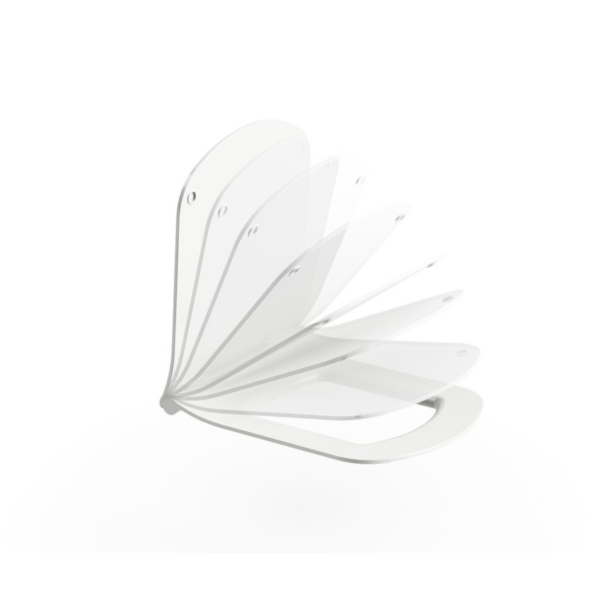 Ravak X01671 - Wandhängendes spülrandloses WC CLASSIC aus Keramik, weiß