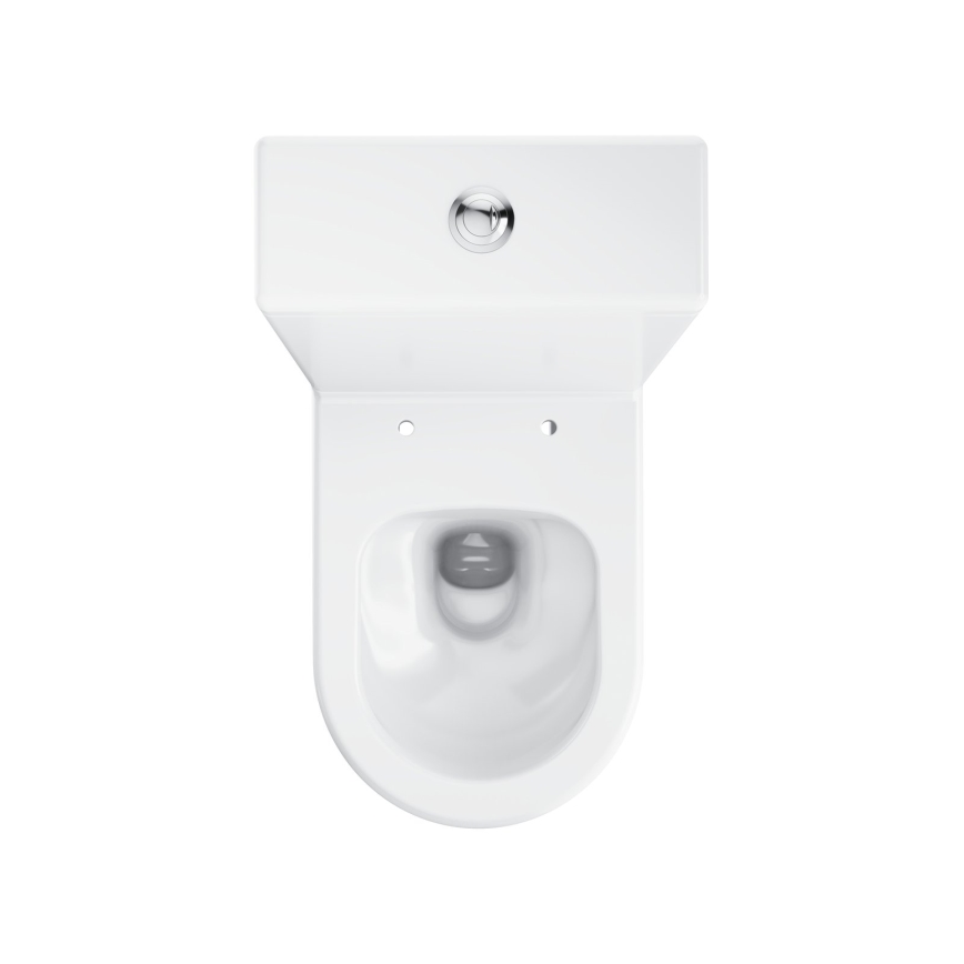 Ravak X01870 - Kombi-WC randlos mit SoftClose-Sitz OPTIMA Keramik/weiß