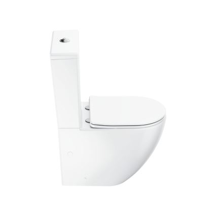 Ravak X01870 - Kombi-WC randlos mit SoftClose-Sitz OPTIMA Keramik/weiß